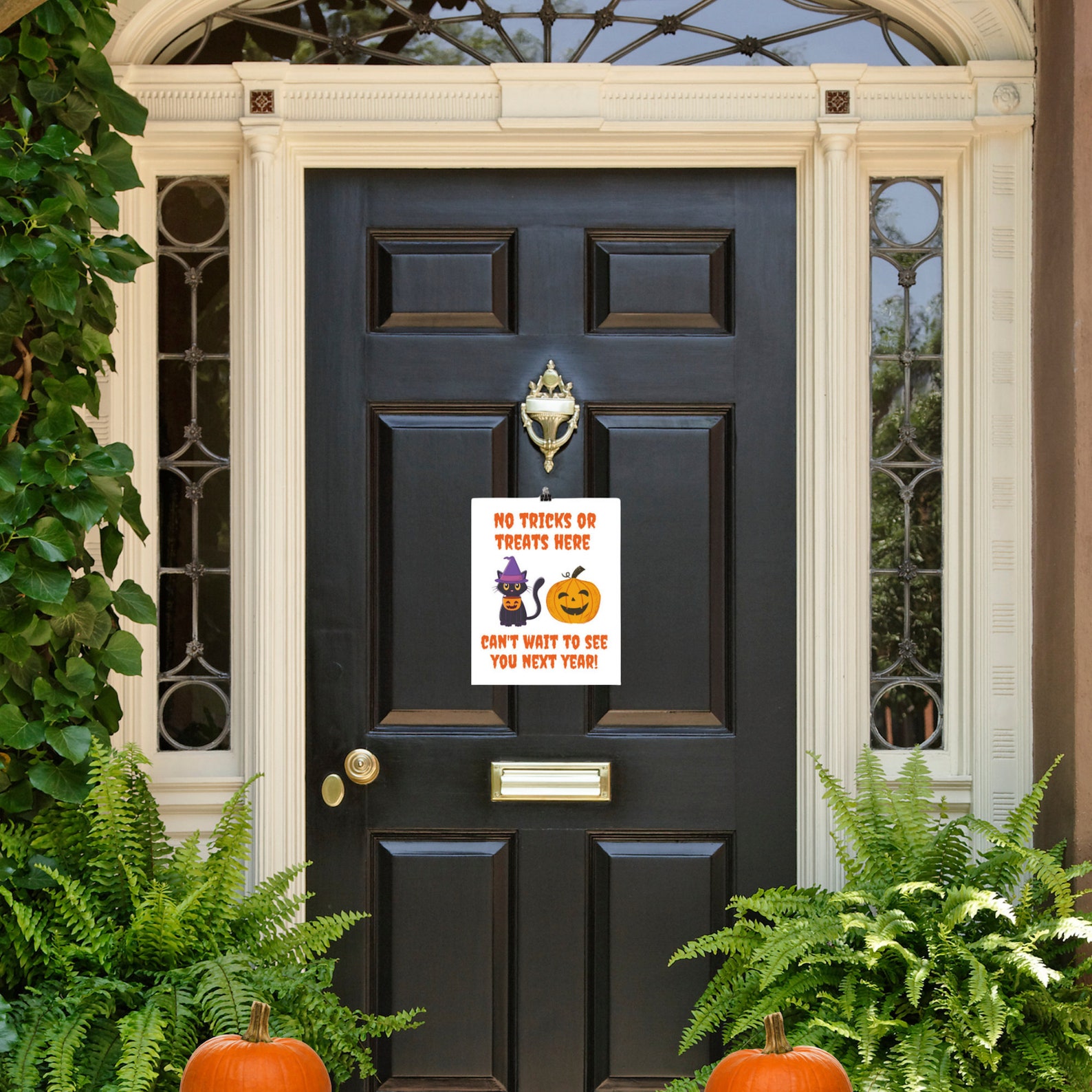 Printable No Trick or Treating Sign | Halloween 2020 | COVID Halloween ...