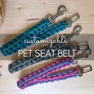 CUSTOMIZABLE - Pet seat belt