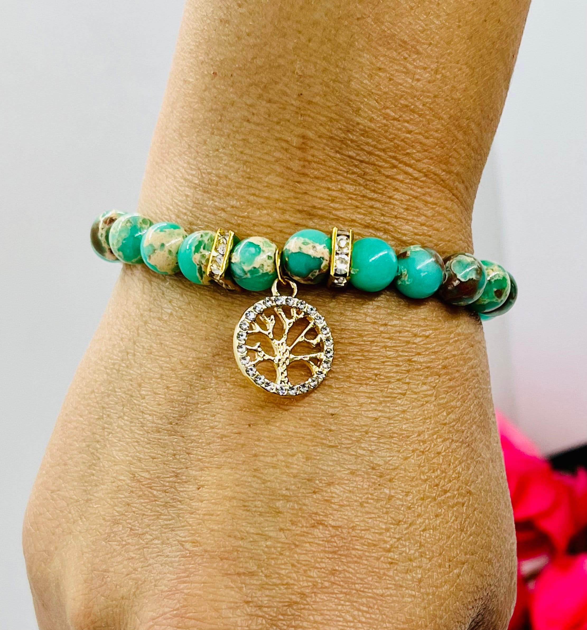 Tree of Life Charm Beaded Bracelet for Women Gifts for Her - Etsy
