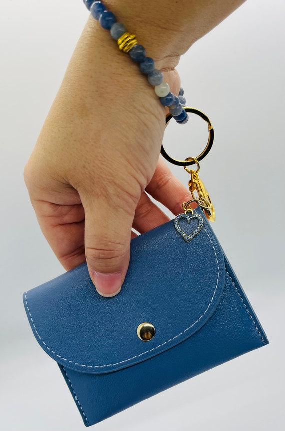 Portachiavi Portafoglio Bracciale da polso per donna Pochette con