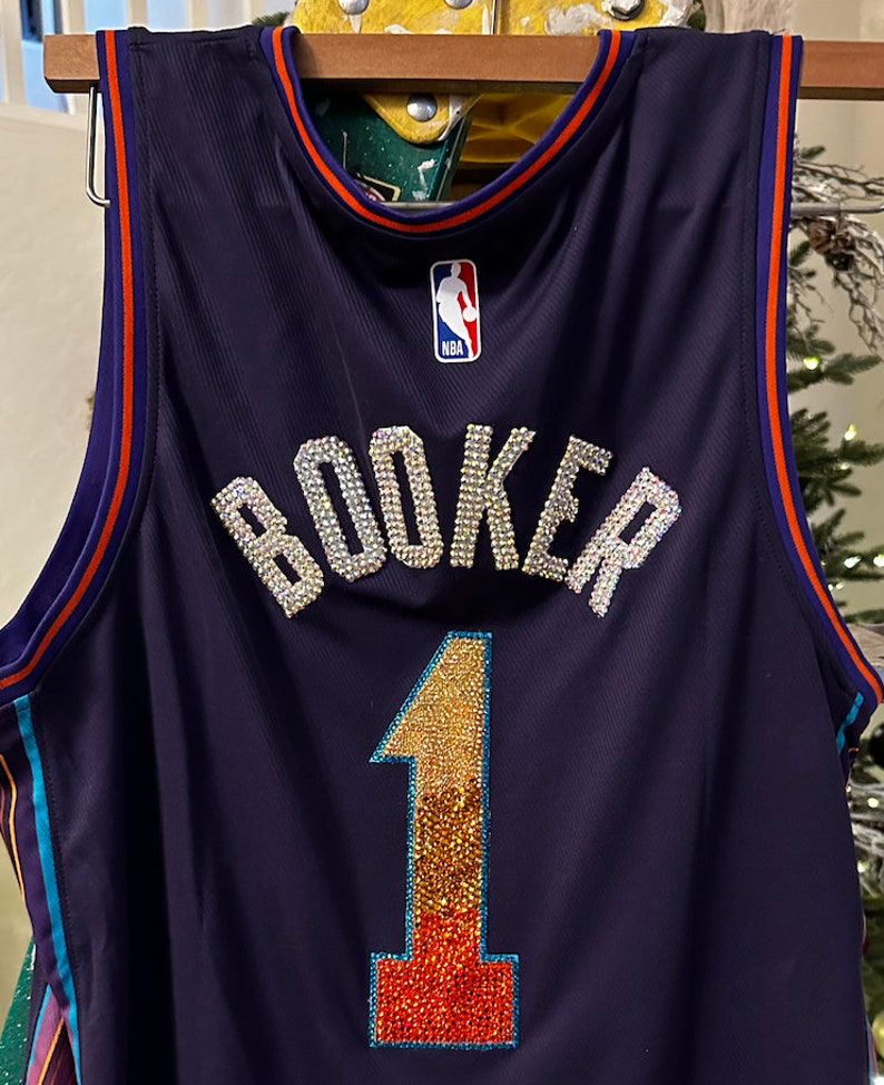 Phoenix Suns Customized Bedazzled El Valle Jersey Sparkle in Style Etsy