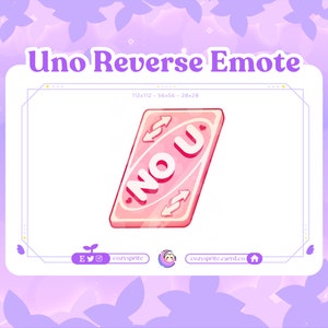 Custom Discord Emoji — love-themed uno reverse cards (blue, yellow