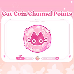 Cat Coin Channel Point / Cat Emote / Coin / Kitty