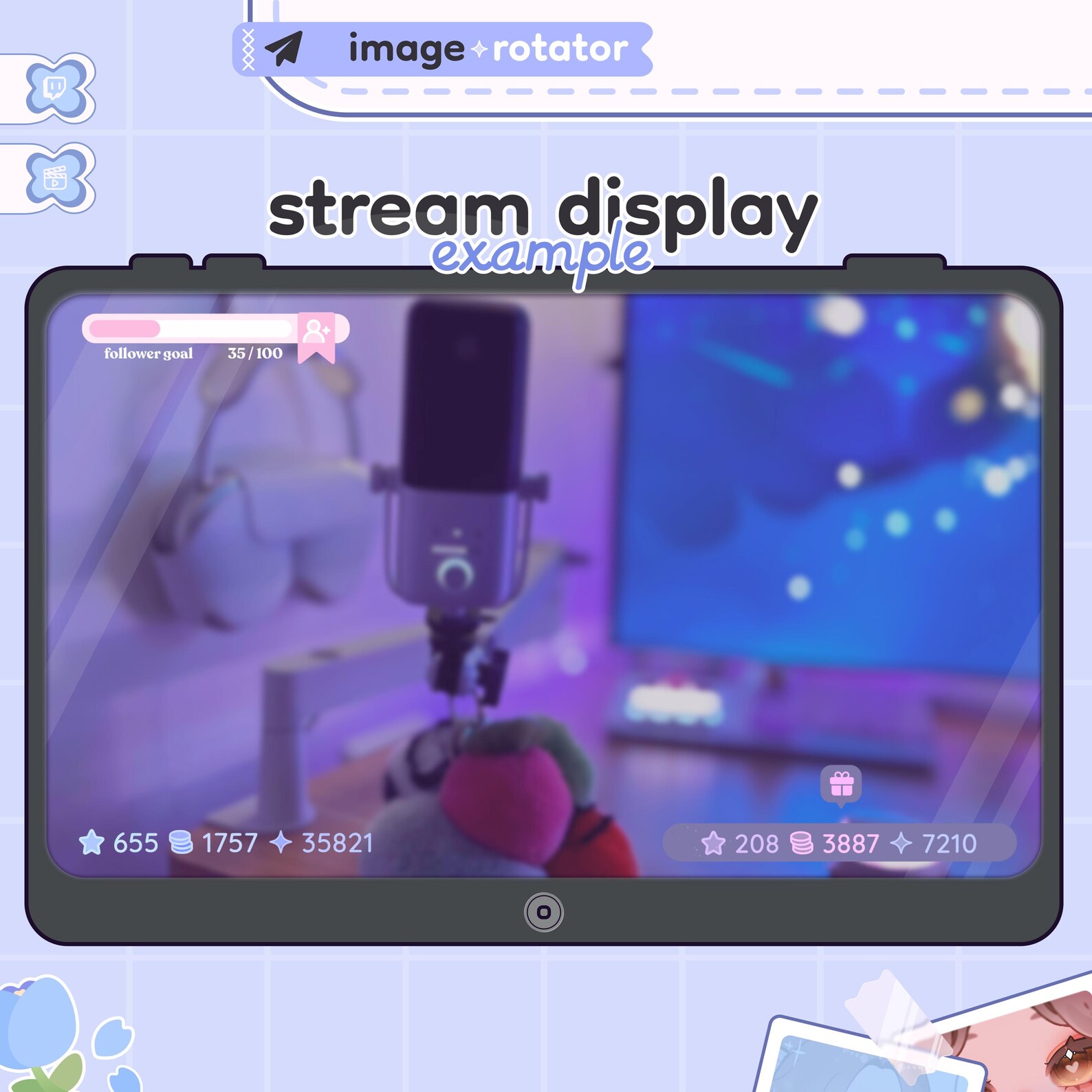 Alert Tracker Widget Alert Goal Widget Customizable Widget for Twitch ...