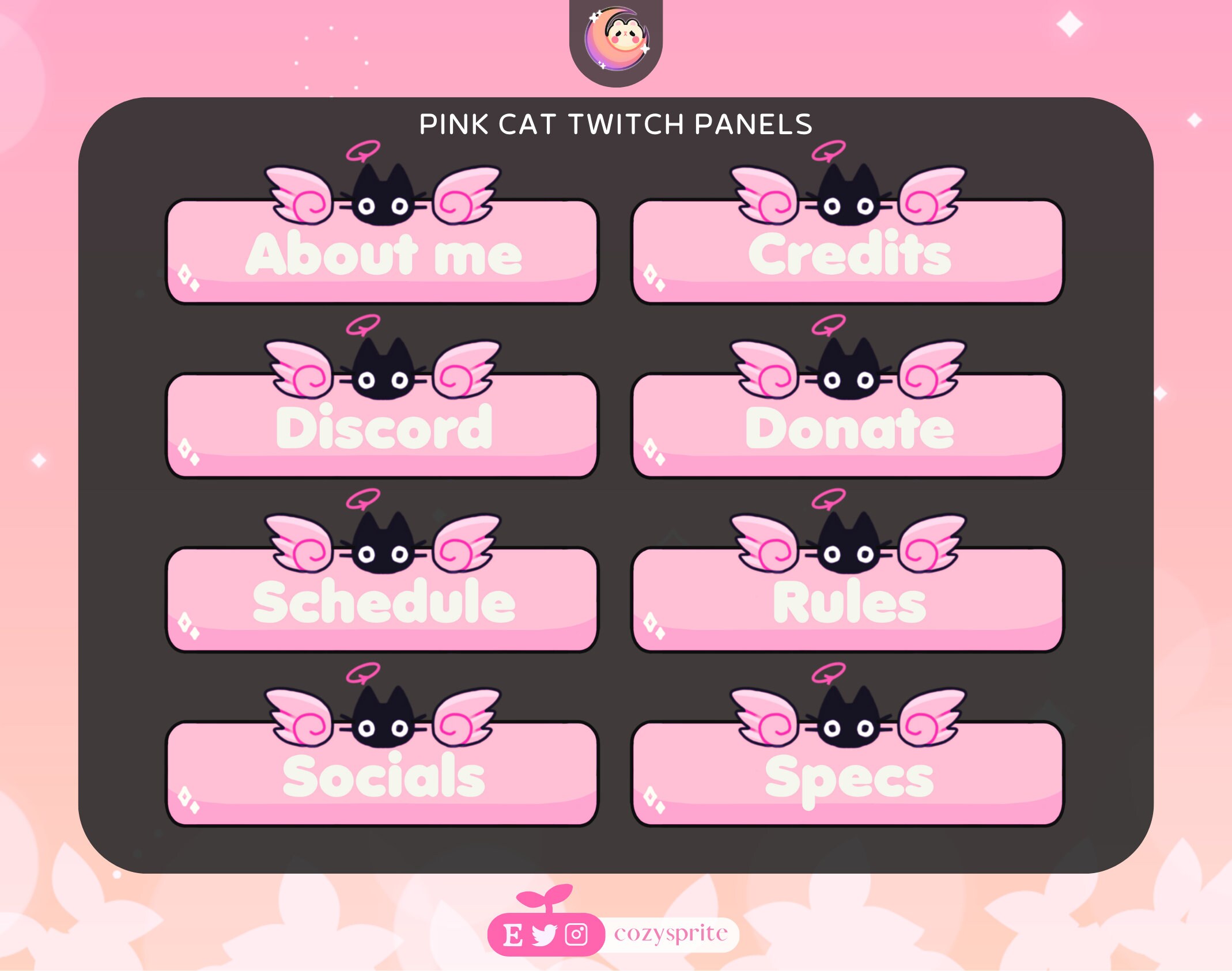 20 Twitch Panels Cute Angel Cat Kawaii Streamer Pastel 20-twitch-panels-cute-angel-cat-kawaii-streamer-pastel