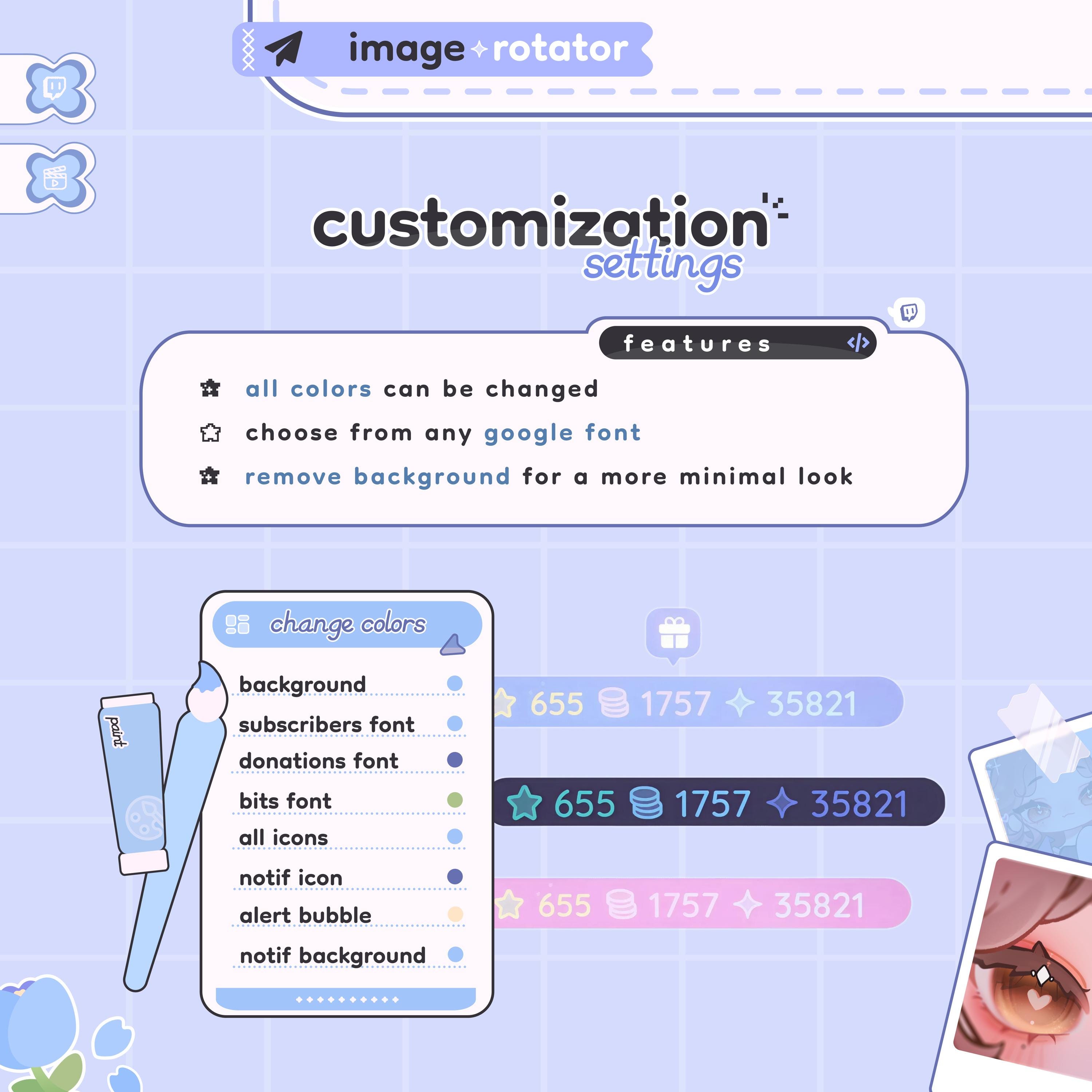 Alert Tracker Widget Alert Goal Widget Customizable Widget for Twitch ...