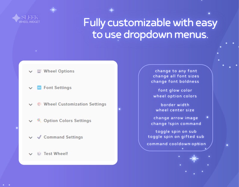 Wheel Spin Widget Roulette Spin Customizable Colors, Cute Chat