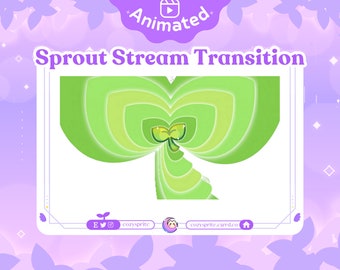 Leaf Sprout Stinger Transition | OBS Scene Transition | Twitch Youtube Vtuber Streamer