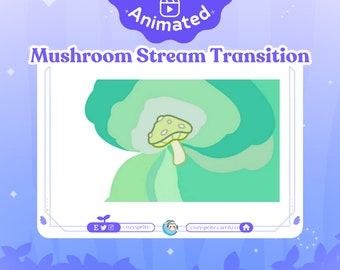 Mushroom Stinger Transition | OBS Scene Transition | Twitch Youtube Vtuber Streamer