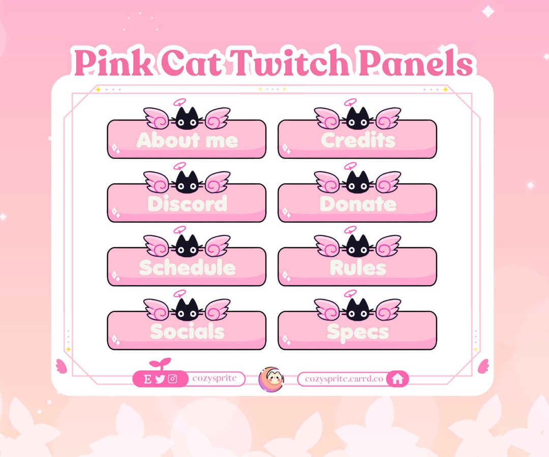 20 Twitch Panels Cute Angel Cat Kawaii Streamer Pastel 20-twitch-panels-cute-angel-cat-kawaii-streamer-pastel