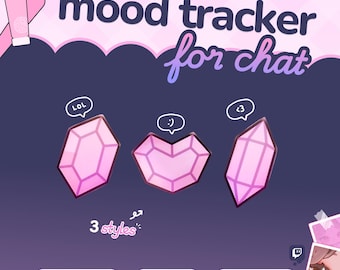 Chat Mood Ring Widget ⟢ Twitch Chat Reactive ⟢ Customizable Stream Asset