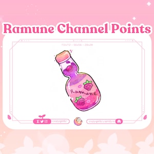 Marble Soda Channel Point | Emote | Streaming | Soda | Ramune