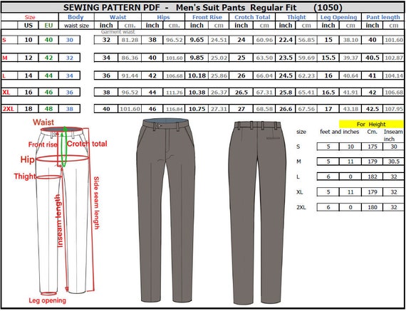 Men s Business Suit Pants Regular Fit size S 2XL Waist From 32 40 Inches Etsy Canada