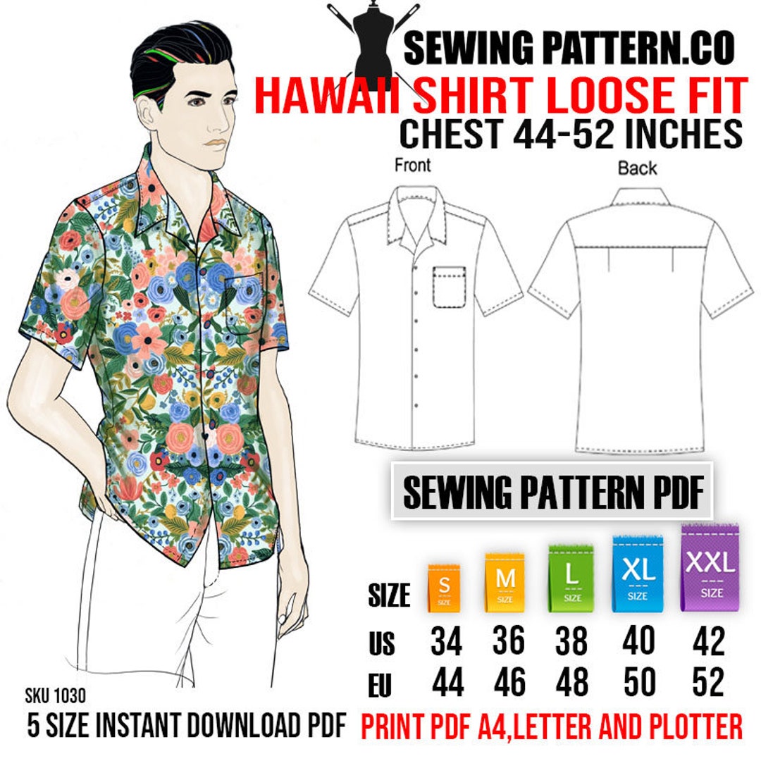  Fuck Letter Pattern Men Hawaiian Shirt Short Sleeve