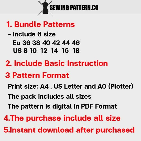 Womens Pants Bootcut Sewing Pattern Pdf Size 818 US3646 Etsy