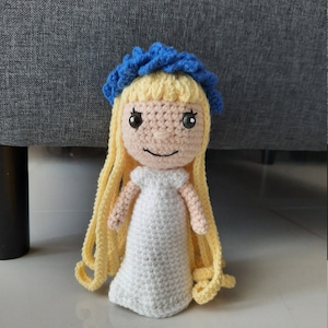 Víla Amálka - Crochet Doll - Fairytale Doll - Amigurumi Doll