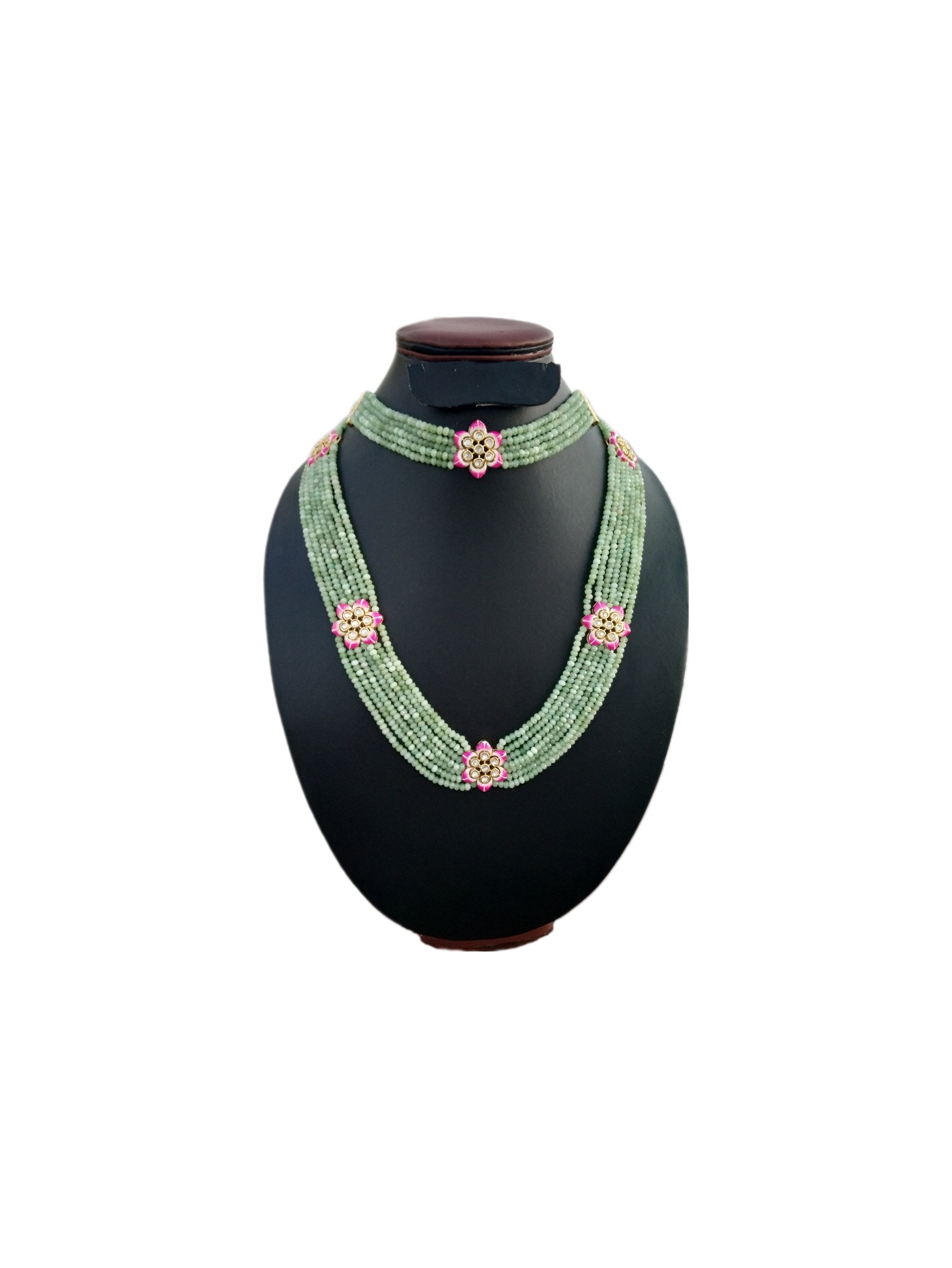 Single layer long Mala || Designer Beads Mala || Multi color Mala || Victorian Necklace || Navratan set || sabyasachi jewelry