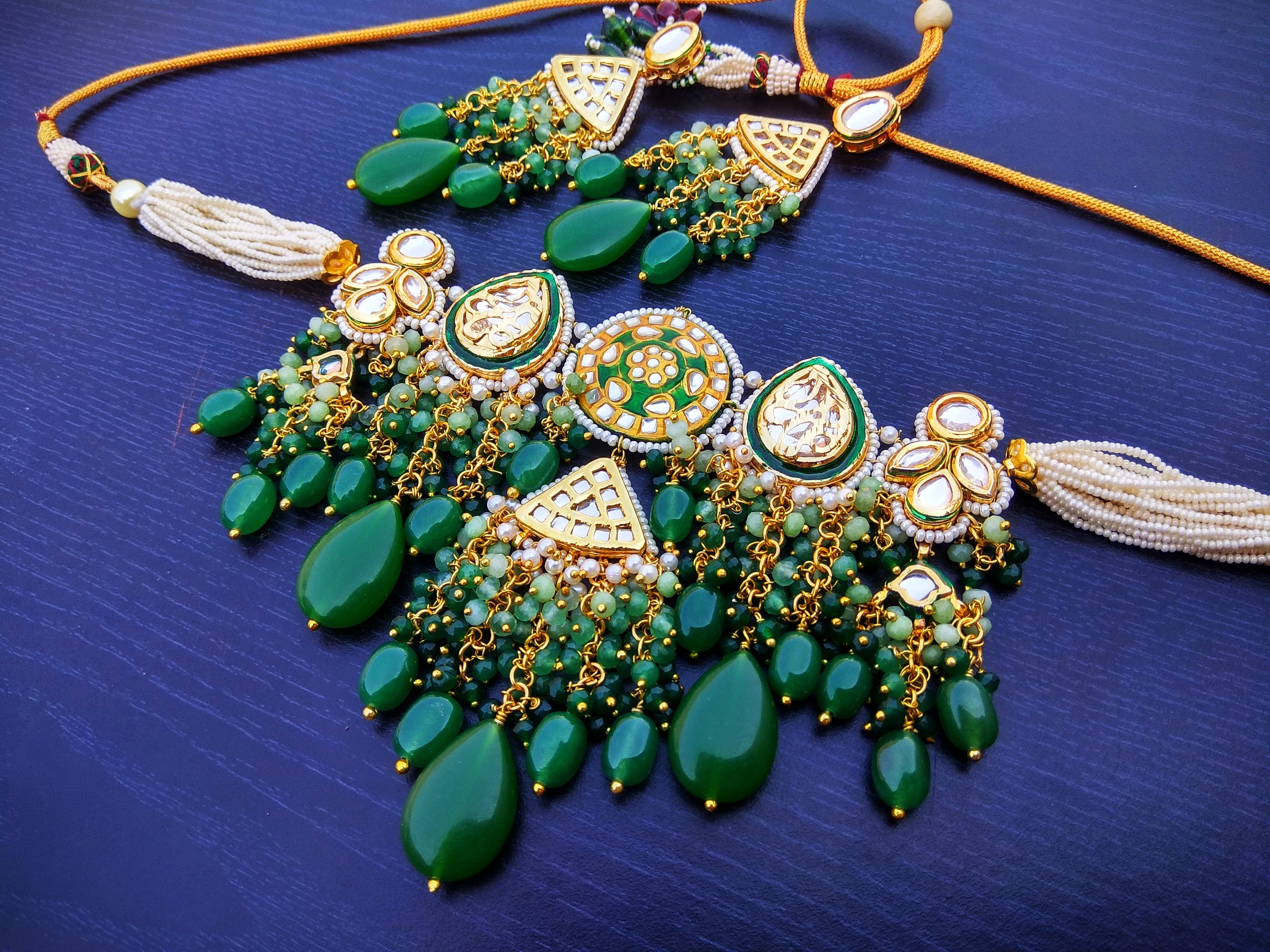Wedding Kundan Necklace/ Pacchi Kundan Necklace/ Sabyasachi Etsy