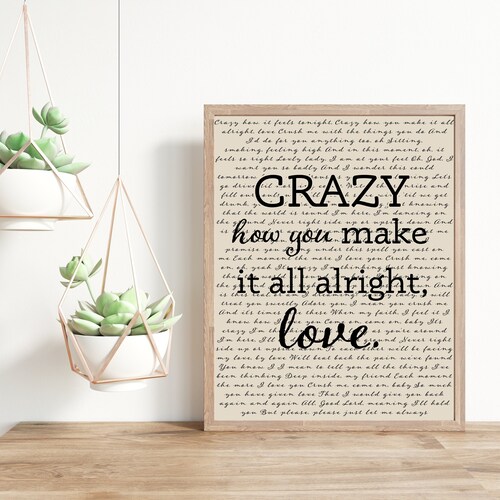 Dave Matthews Band Collage of Lyrics DMB Digital Download Etsy