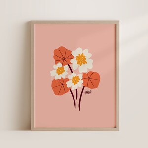 Fresh Flowers Wall Art | Digital Art Print Download | Printable