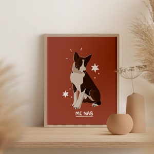 McNab | Digital Art Print Download | A3 Printable | Dog Breed Art Print