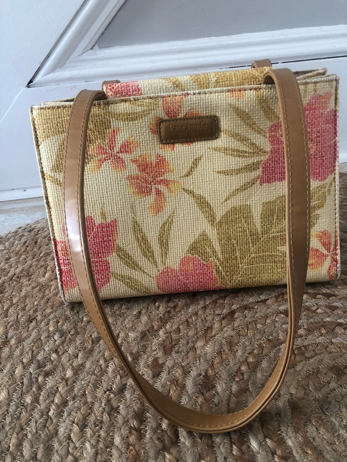 KATE SPADE Floral Handbag Purse Etsy