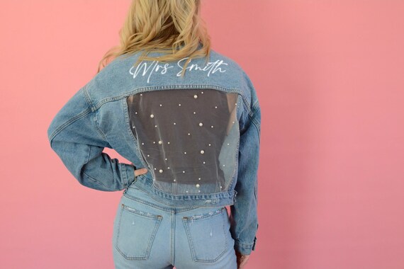 Sheer jean jacket cheap