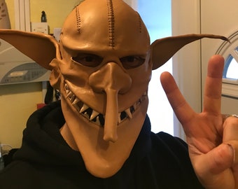 PATRÓN Máscara de cuero duende