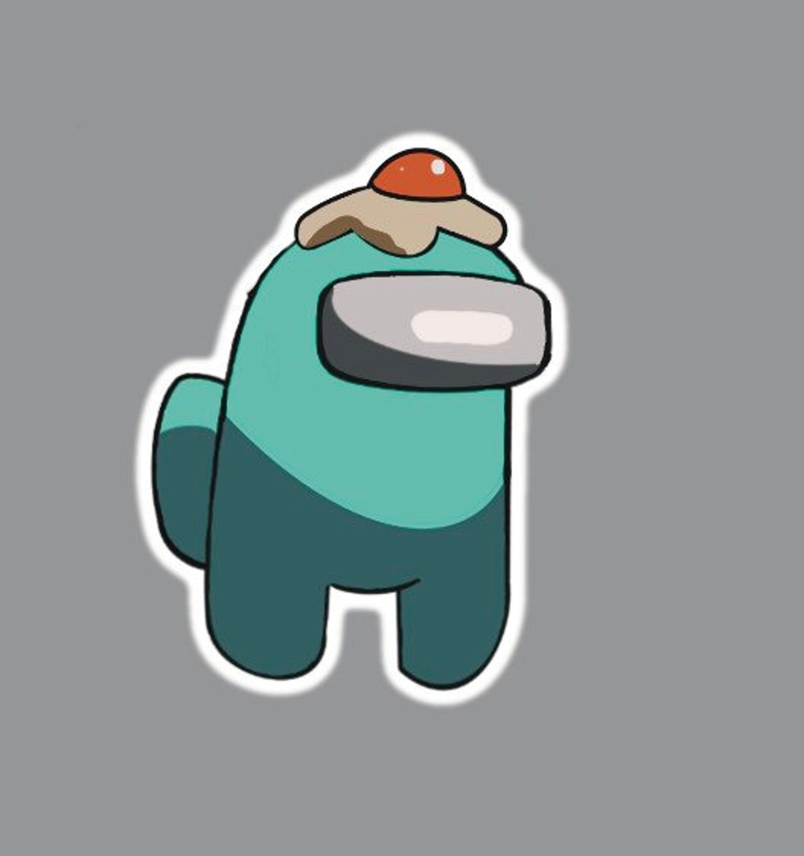 Among us character egg head Etsy