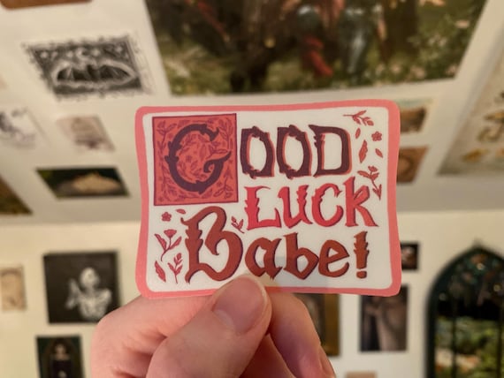 Good Luck Babe! Sticker - Chappell Roan Inspired Stickers