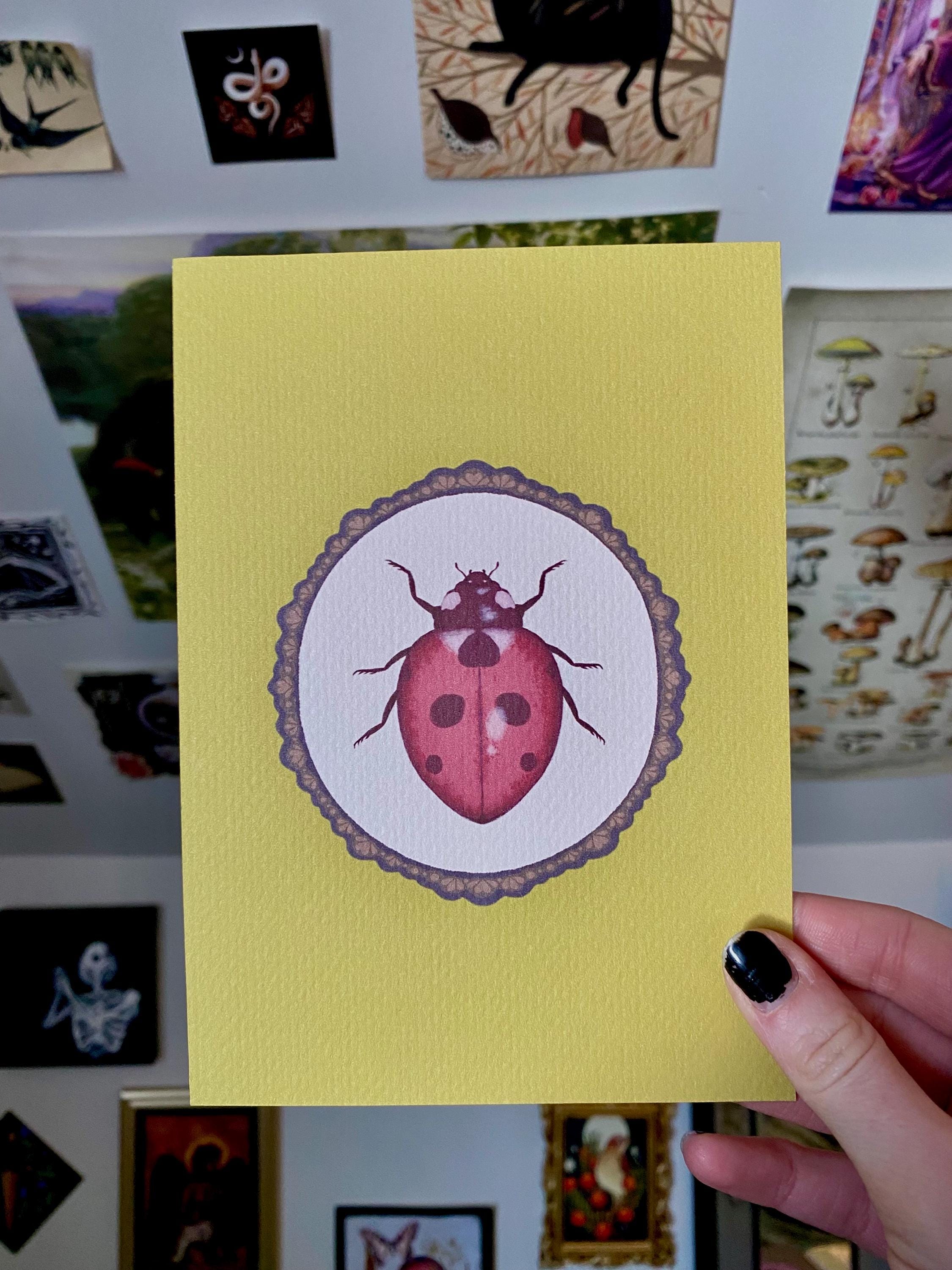 Ladybug 5x7 Art Print - Etsy