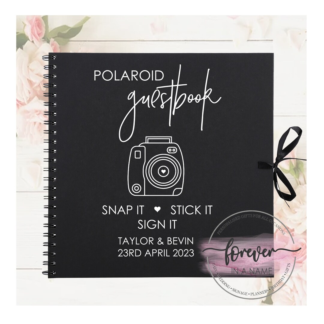 Polaroid Guestbook, Birthday Guest Book, 21st Guest Book, 30th, 40th