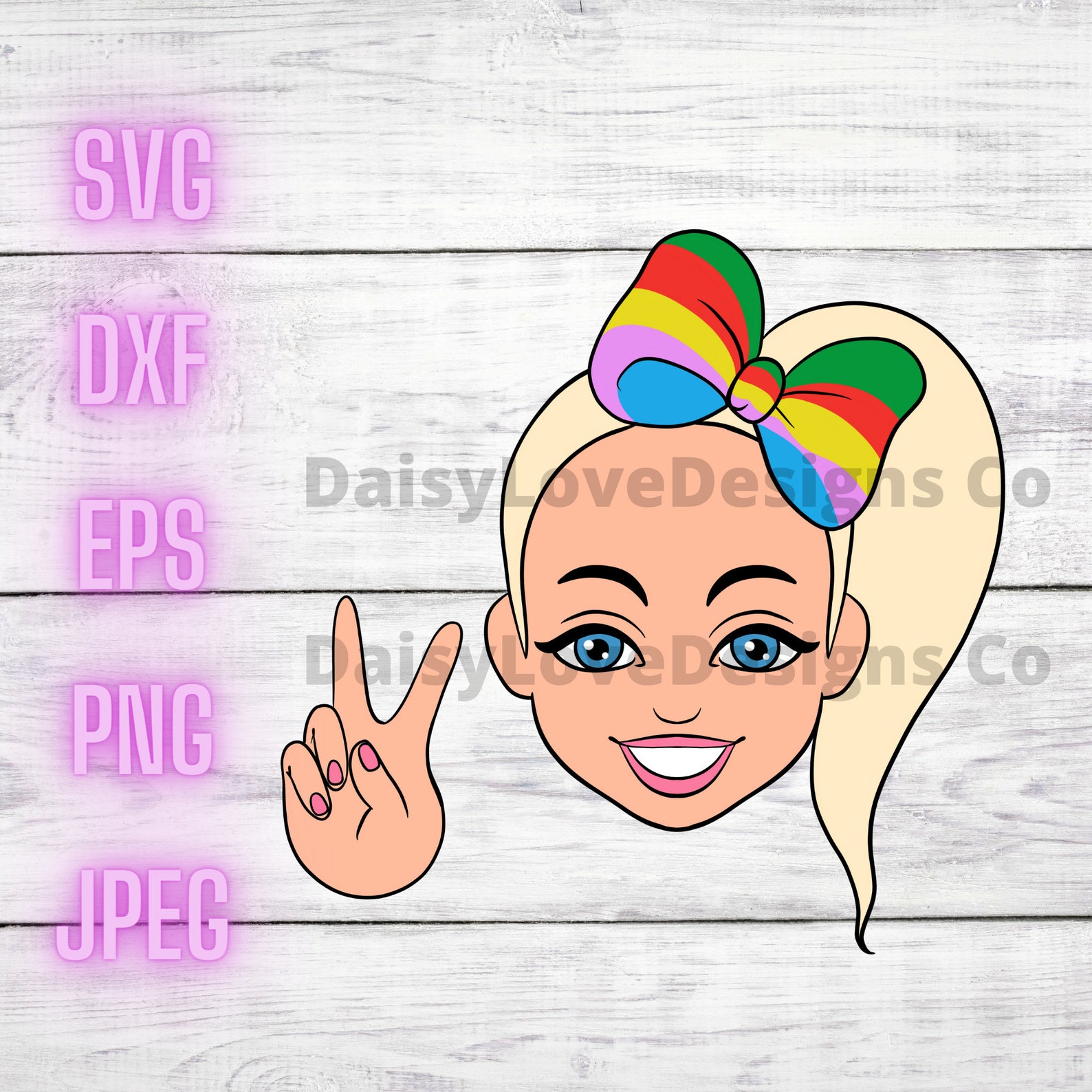 JoJo svg Jojo Siwa svg JoJo cut file siwa birthday svg | Etsy