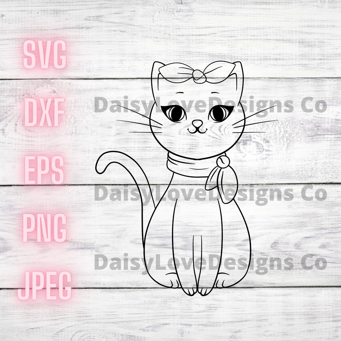 Free Free 131 Outline Cat Face Svg Free SVG PNG EPS DXF File