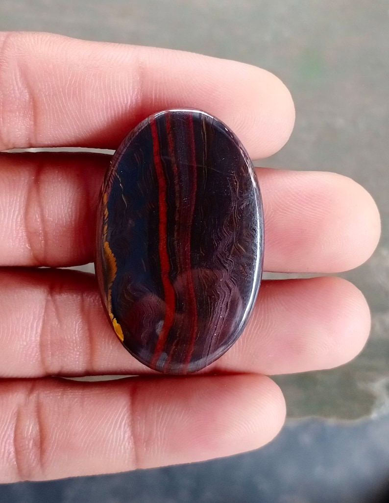 Natural Iron Tiger cabochons for jawellery 43x28mm 71.50cts....A1295