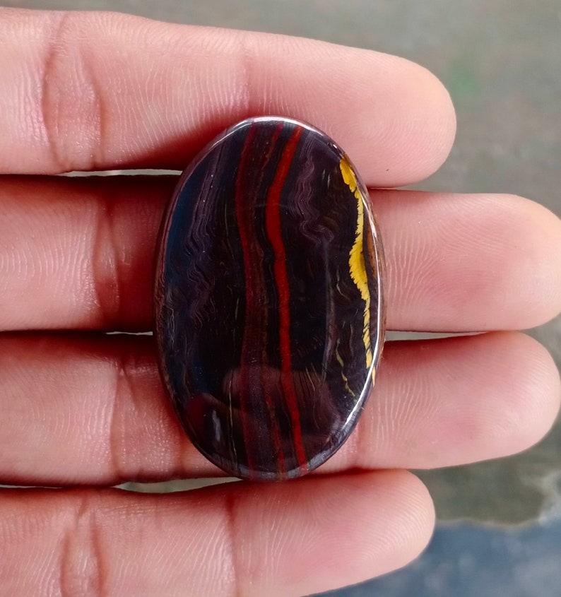 Natural Iron Tiger cabochons for jawellery 43x28mm 71.50cts....A1295