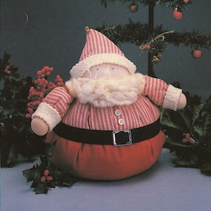 Roly Ole St Nick Christmas Doll E-Pattern Holiday Doll All Cooped Up Designs Instant Download Digital Booklet Kris Kringle Easy Doll Project