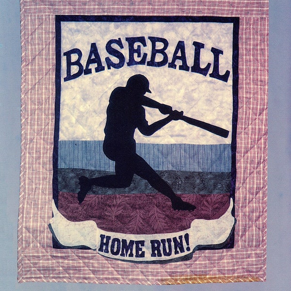 Baseball Quilt Panel Etsy