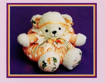 Sally Jeans QT Bunz Plush Bear Doll Pattern Instant Download Digital Booklet E-pattern