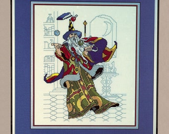 1991 Fantasy Wizards Wonders & More Counted Cross Stitch Charts Kappie Originals No411 Instant Download Digital Booklet RARE Dragons Faeries