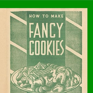 Mirro de la década de 1940 Cómo hacer galletas elegantes 8 Folleto de recetas Instant PDF DESCARGAR Hornear imagen 1