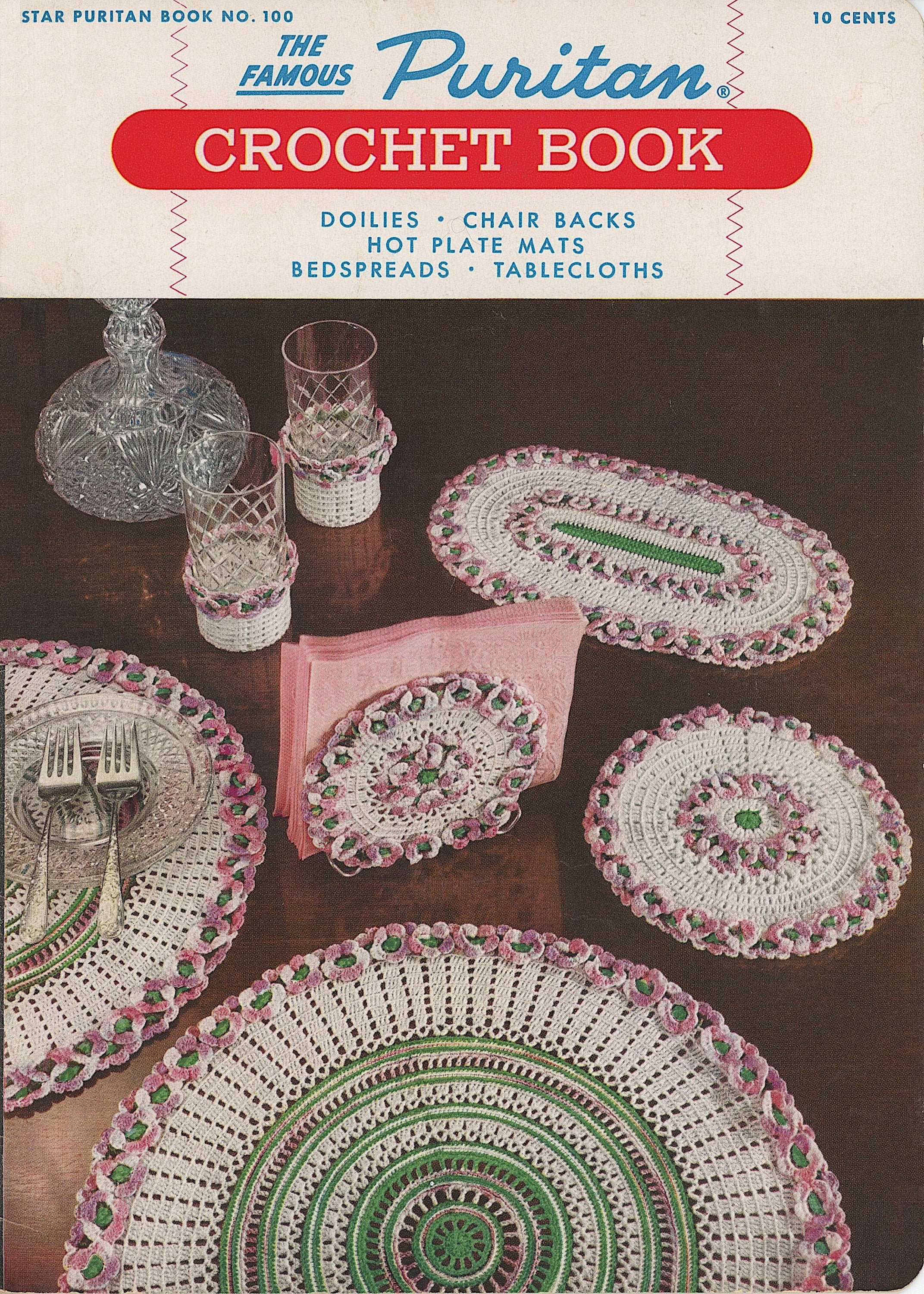 1953 Star Puritan No 100 Crochet Book Instant PDF Download Digital Booklet  Needlecraft Crochet Patterns Tatting Knitting E-pattern 