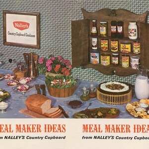 Nalley’s Country Cupboard Meal Maker Ideas Booklet Instant Digital Download Over 200 Easy Recipes Cooking Baking