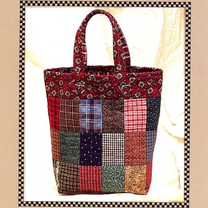 Kimie’s Quilts Country Tote Indygo Junction IJK106 E-Pattern Instant Download Digital Booklet Patchwork Weekend Beginner Sewing Project