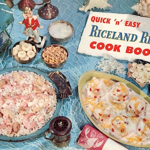 Quick N Easy Riceland Rice Cook Book 46 Rice Recipes Instant Digital Download American Gourmet Cooking Baking Casseroles