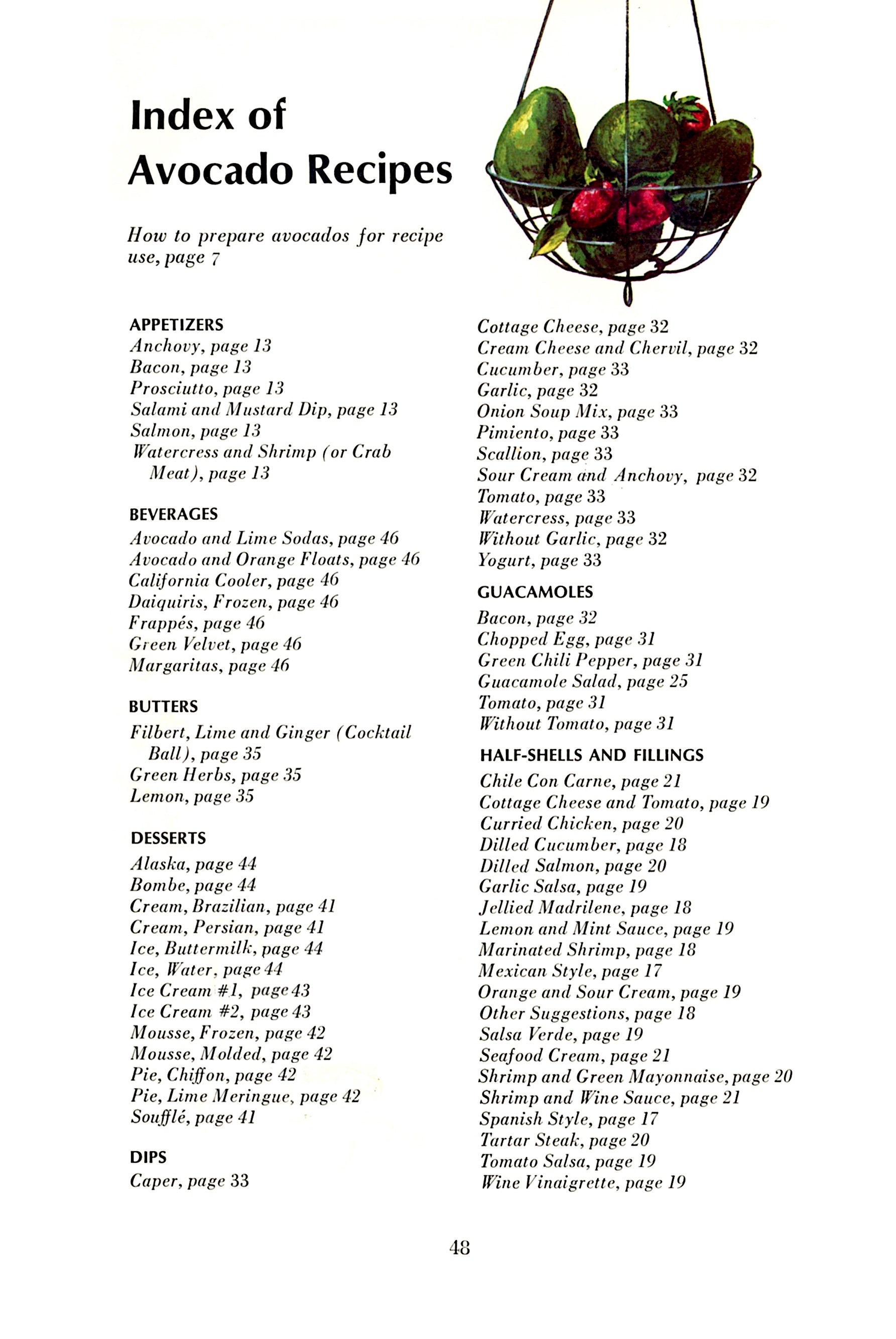 1978 the Avocado Bravo Cook Book Instant Digital Download California ...