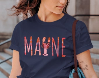 Maine Lobster Shirt | Maine T-Shirt | Maine Gift