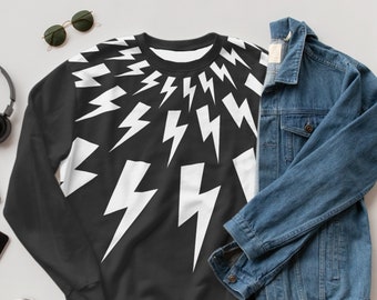 David Rose Lightning Bolt Sweater David 