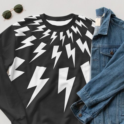 David Rose Lightning Bolt Sweater David 
