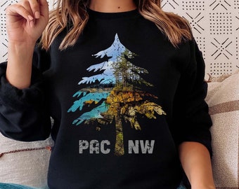 PACNW Pacific Northwest Sweatshirt | Oregon Tree PNW Sweatshirt